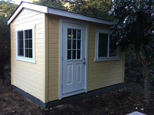 8x12 Tall Classic with house door & extra window - Soquel