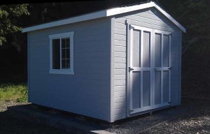 Tall Classic 10x12 with double door - Woodside