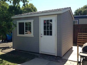 Tall Classic 10x12 with house door - San Jose