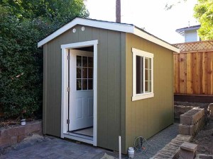 Tall Classic 8x10 with house door - San Jose