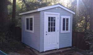 Tall Classic 8x10 with house door & extra window - Scotts Valley